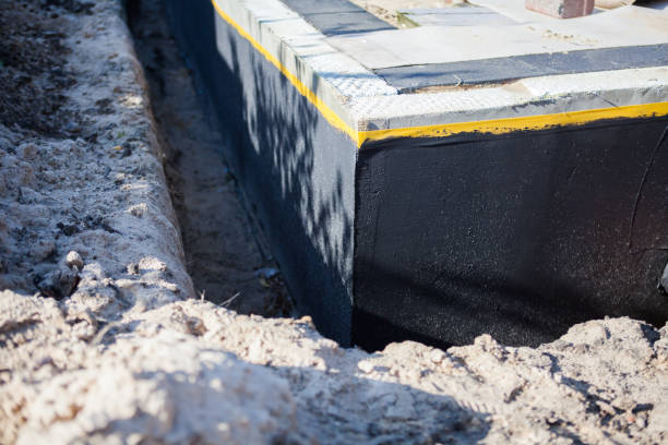 Residential Waterproofing installation at a Garden City, KS home by SJ Waterproofing Pros